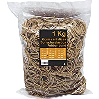 Bismark 152110 - Bolsa con gomas elásticas de 8 cm- 1 kg